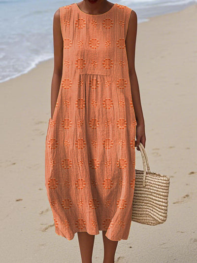 Lightweight Comfort – The Sleeveless Midi Dress