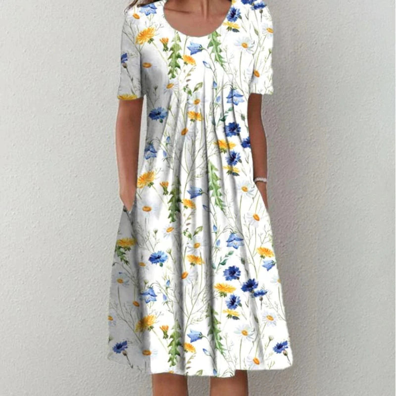 Flattering Elegance – The Flowy Midi Dress