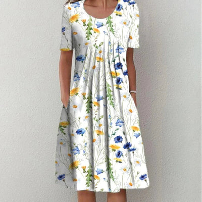 Flattering Elegance – The Flowy Midi Dress