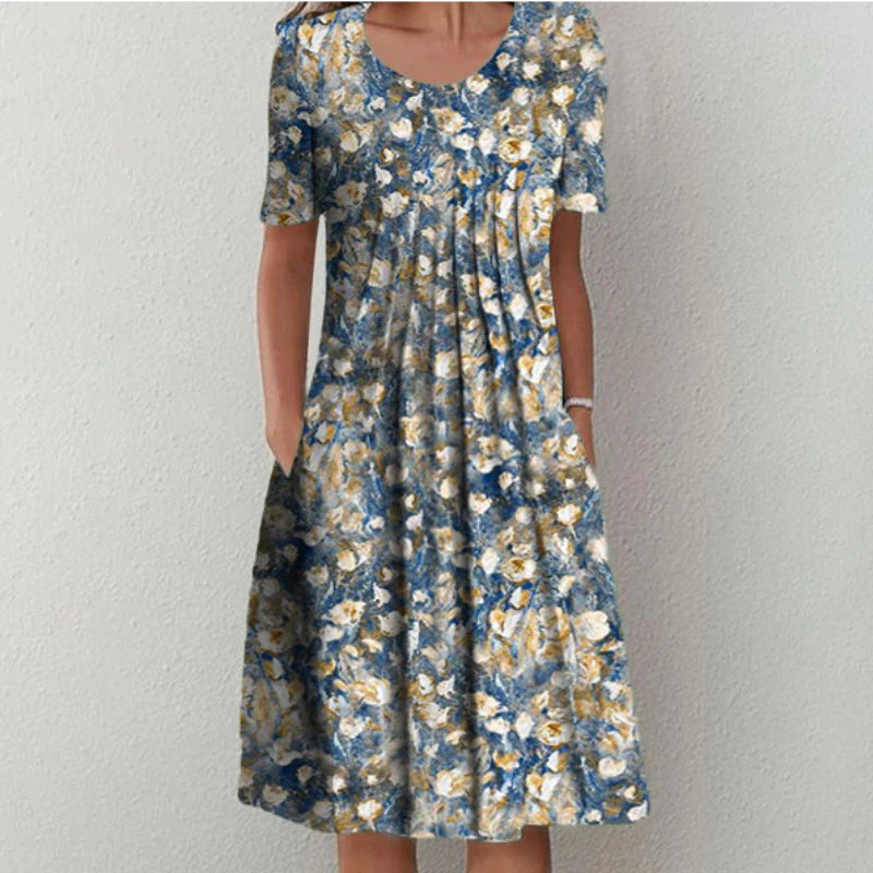 Flattering Elegance – The Flowy Midi Dress