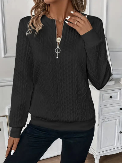 The Versatile Zip-Detail Jumper