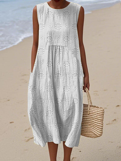 Lightweight Comfort – The Sleeveless Midi Dress