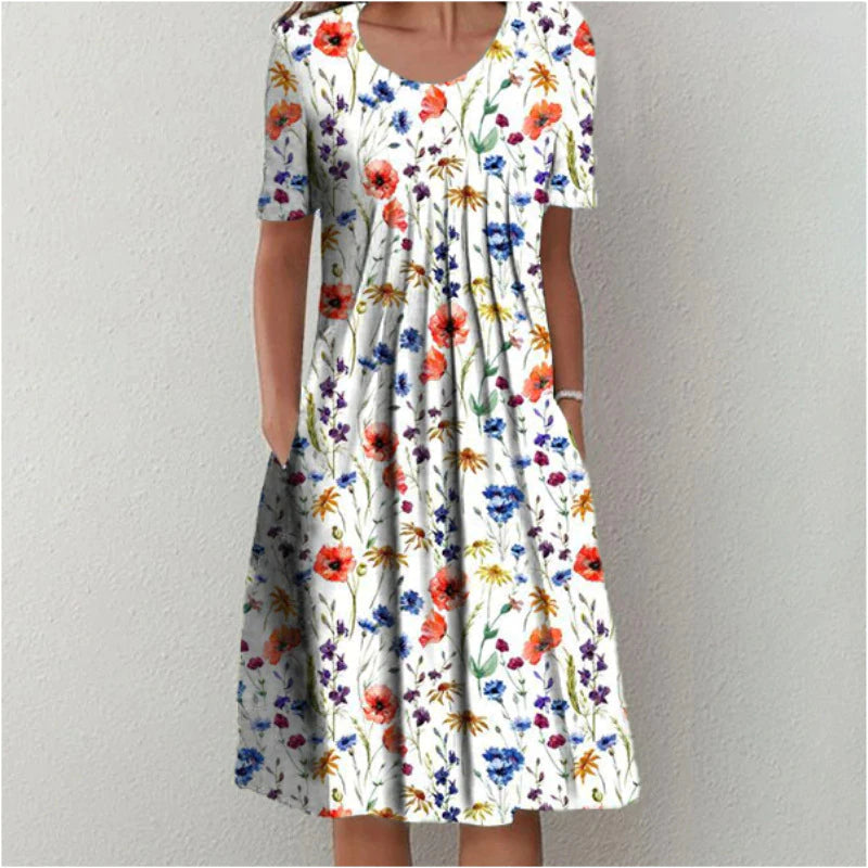 Flattering Elegance – The Flowy Midi Dress