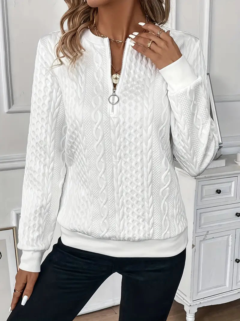 The Versatile Zip-Detail Jumper