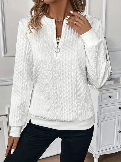 The Versatile Zip-Detail Jumper