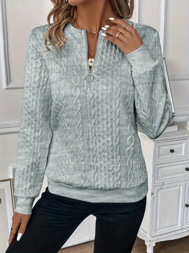 The Versatile Zip-Detail Jumper